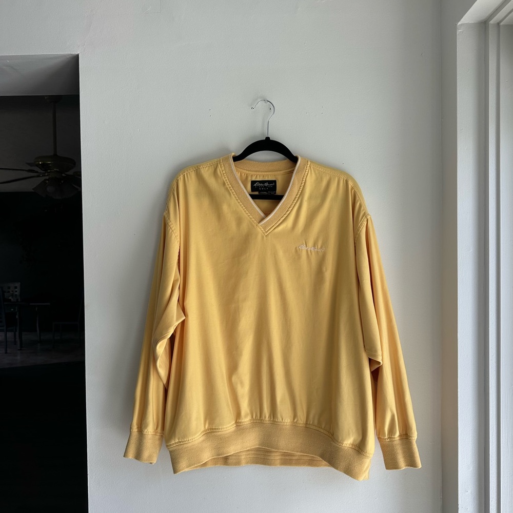 Vintage Eddie Bauer Golf V-Neck Pullover - M